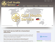 Tablet Screenshot of gulf-health-service.com